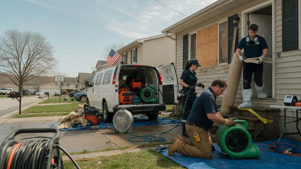 Water Damage Restoration in Mattoon, IL near me